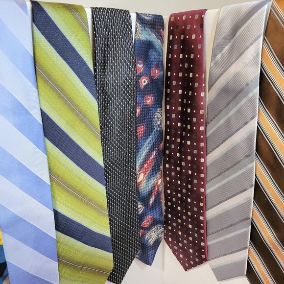 Ties - Multi Brand ties - Calvin Klein, Izod, and many other surprise designer - Picture 4 of 5